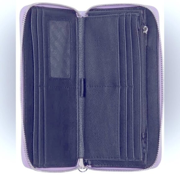 Steve Madden BZippy Grape Purple Boxed Wallet Wristlet NWT - Picture 9 of 9